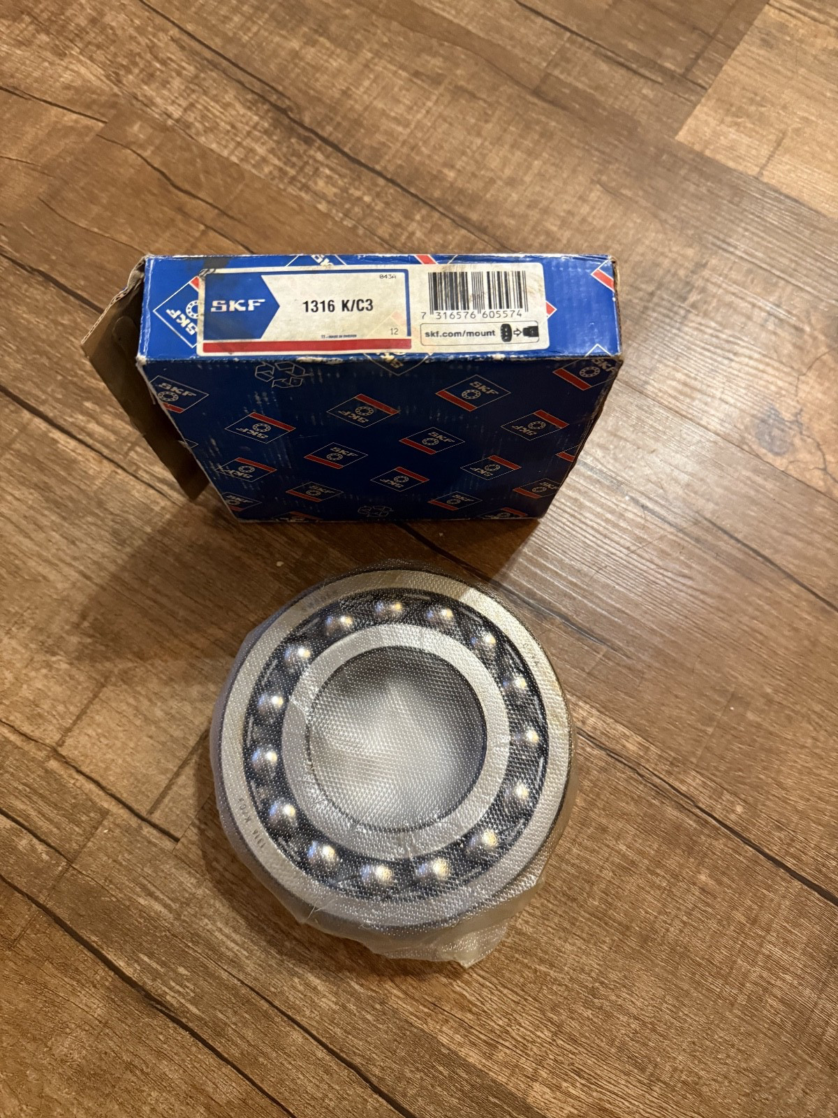 SKF Self-Aligning 1316 K/C3/3 5/32×6 11/16×1 17/32in / Unused / Boxed