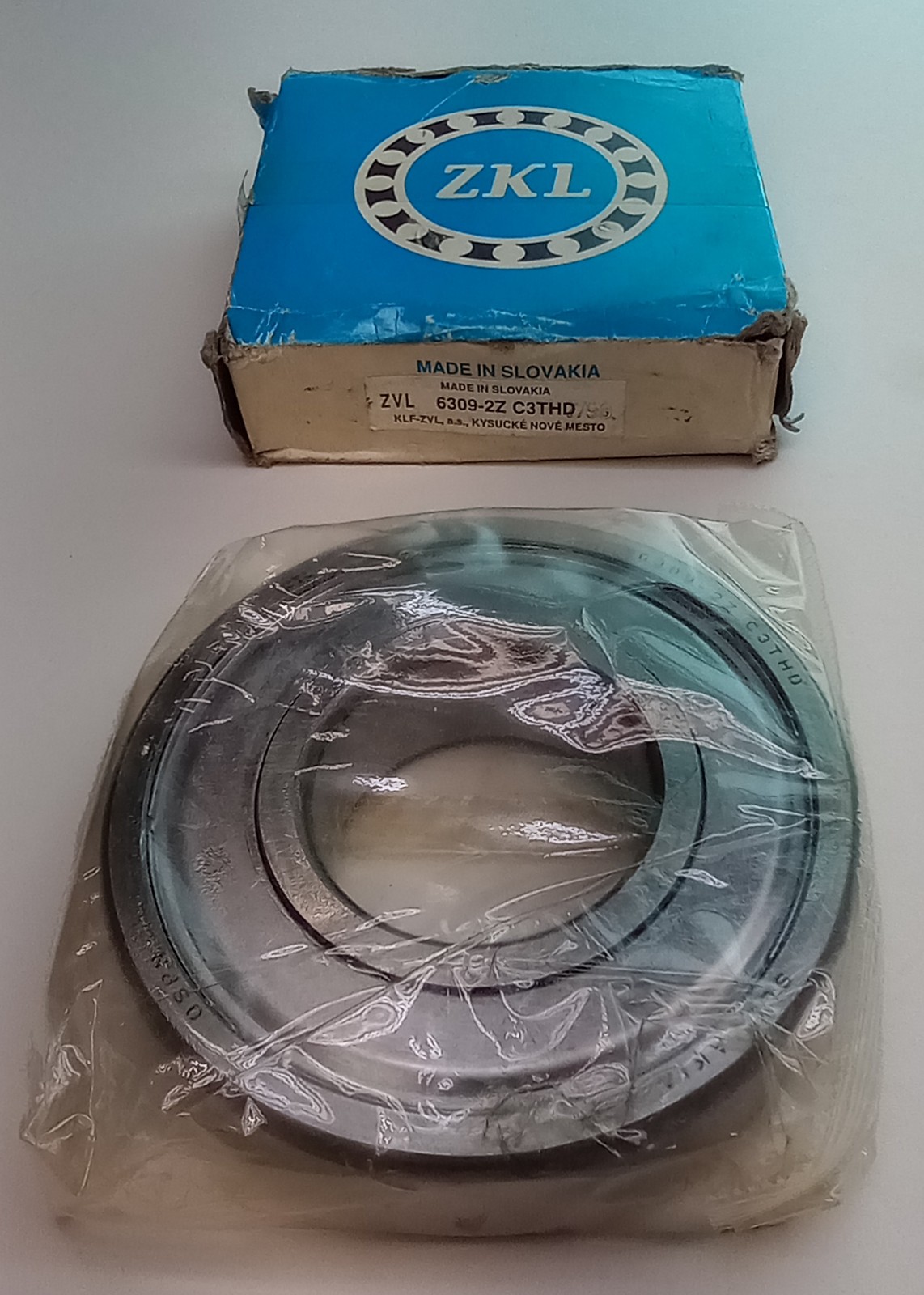 ZVL 6309-2Z C3THD Ball Bearing Deep Groove 45 x 100 x 25mm 6309-2Z-C3THD