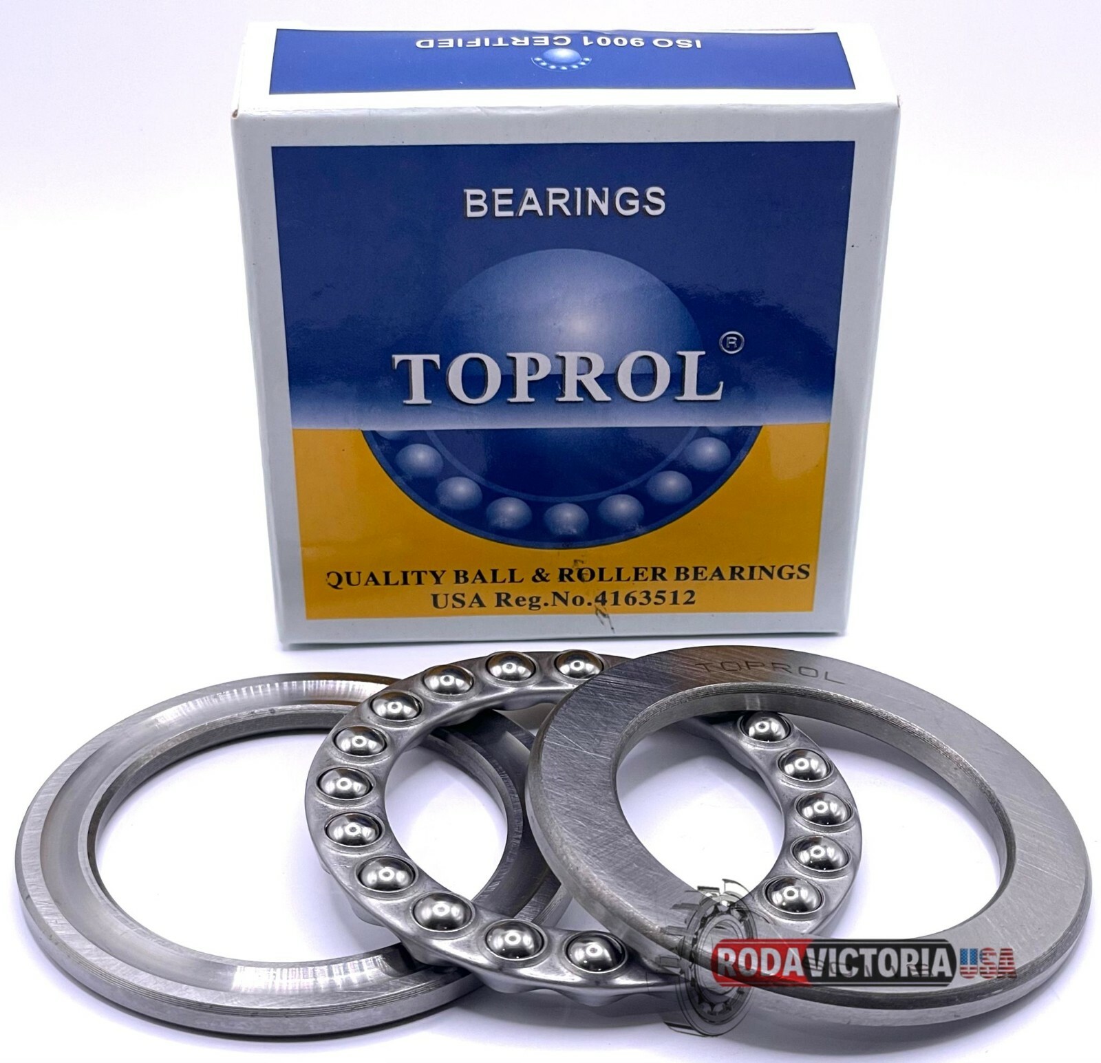 ZEN 51109 THRUST BALL BEARING 45x65x14mm