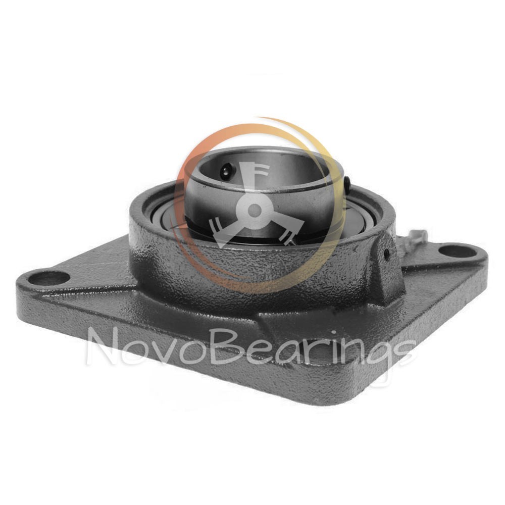 UCF207 (117 mm Square) 4-bolt Flanged Bearing Unit for 35 mm shaft by SNR brand