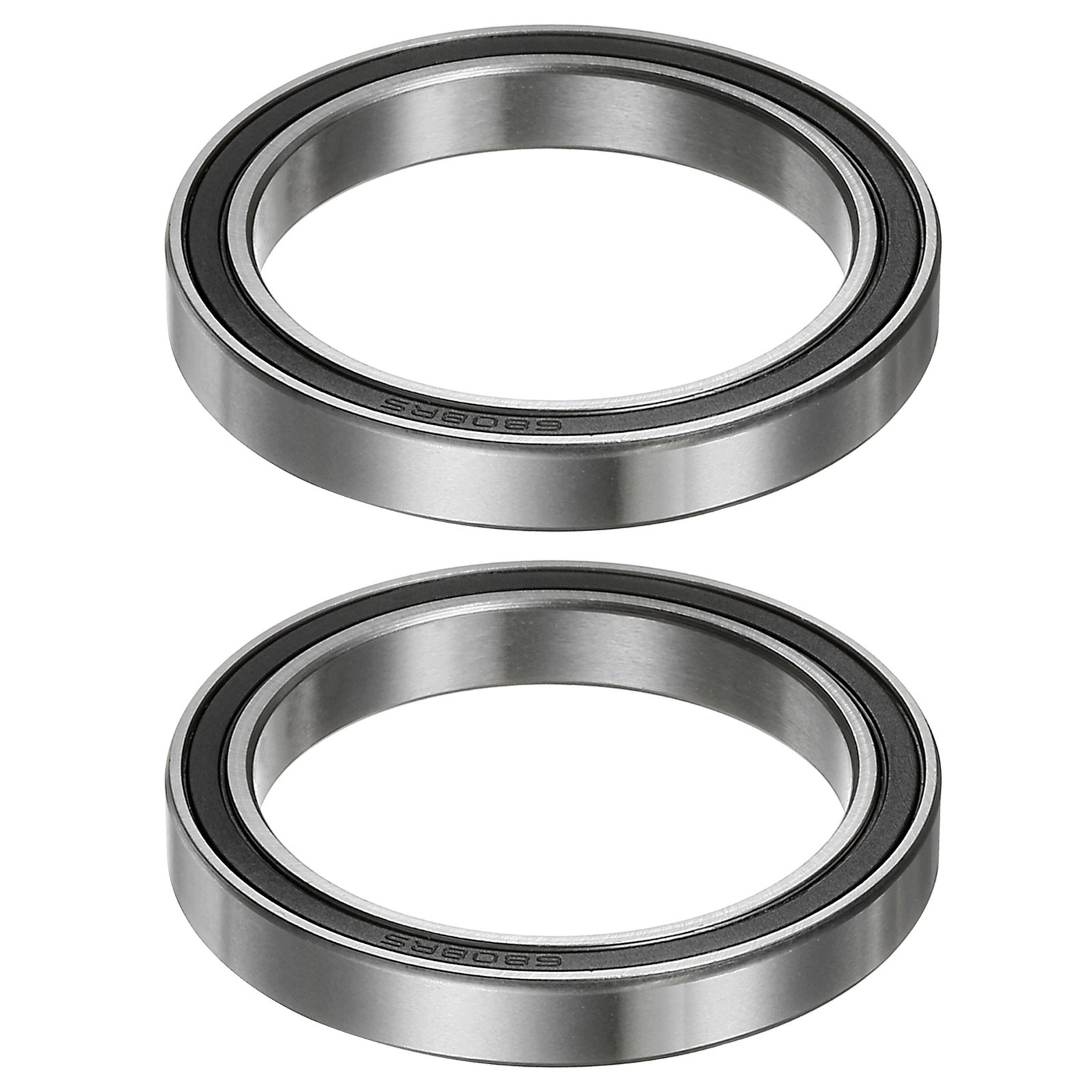 2pcs 6808-2RS Ball Bearings 40mmx52mmx7mm Chrome Steel ABEC3 Double Sealed