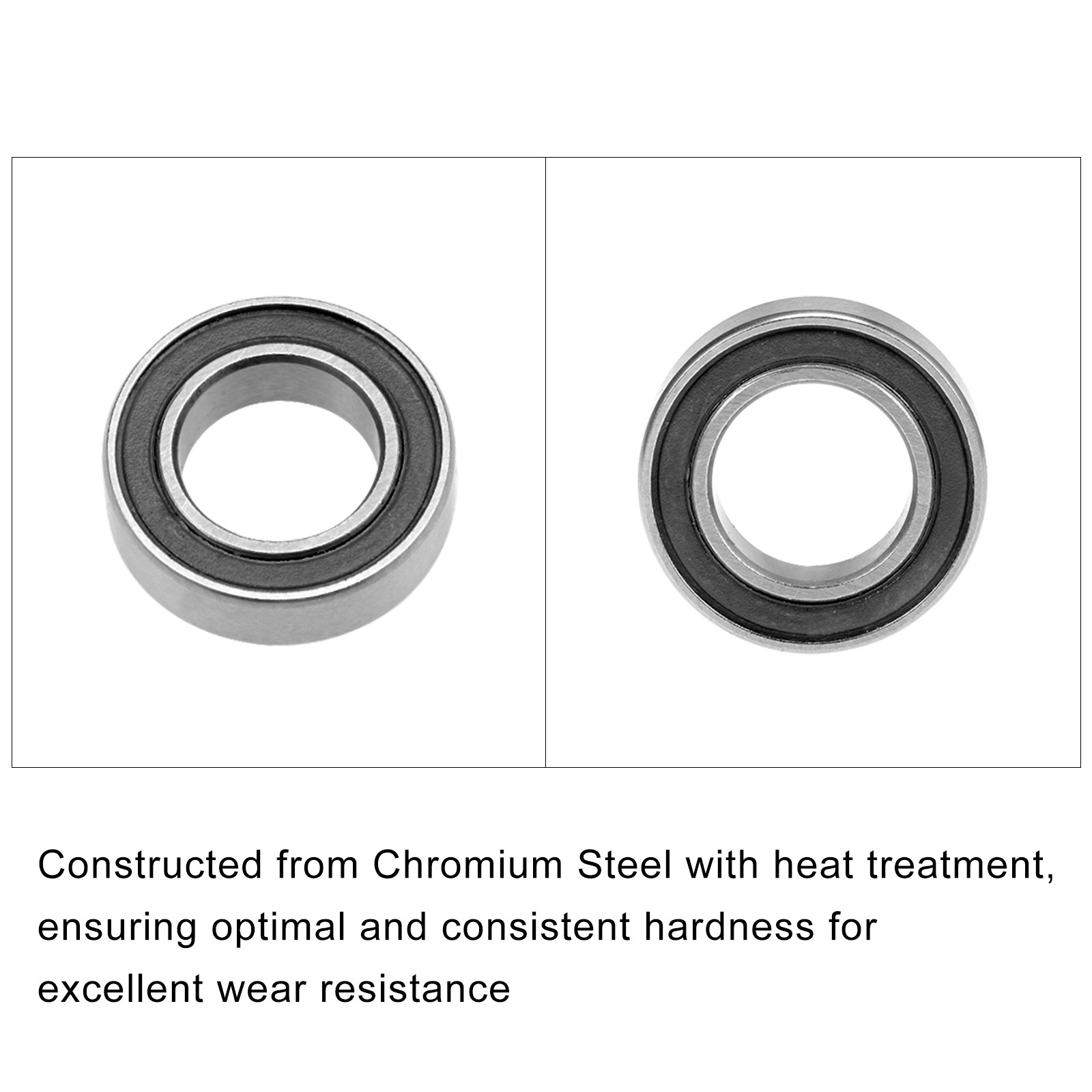 Bearings (MR148-2RS, 8mmx14mmx4mm) 10Pcs, Chromium Steel Double Sealed