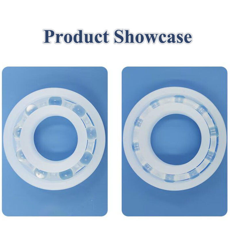 PP Plastic Bearing Glass Balls Corrosion Resistant ID 3~9mm OD 9~26mm W 3/4/68mm