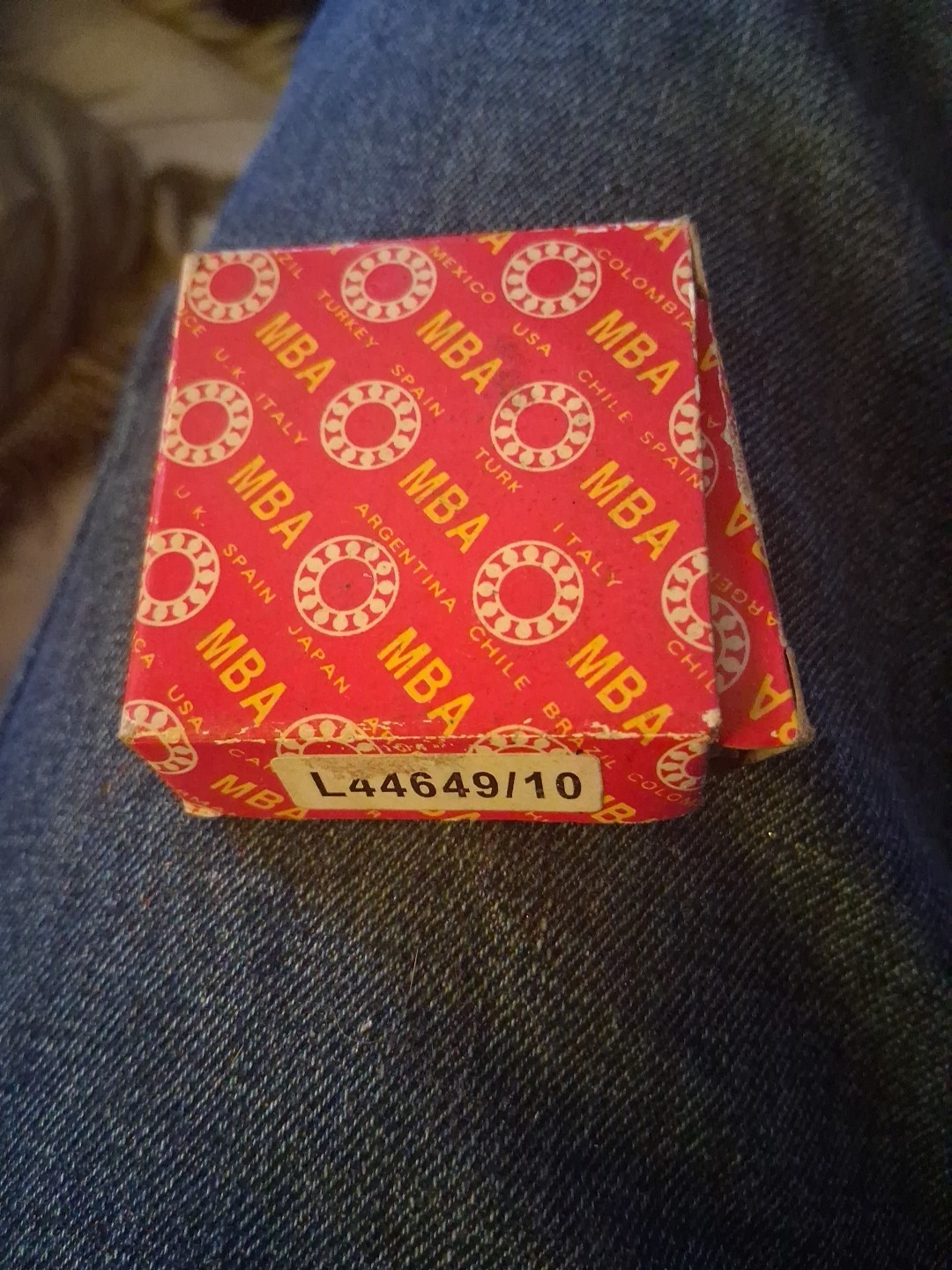 BEARING L44649/10 RARE MBA