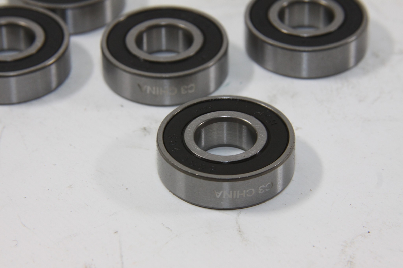HCH 6001-2RS C3 EMQ Sealed Ball Bearings ABEC-3 12x28x8 6001RS 10 pc.