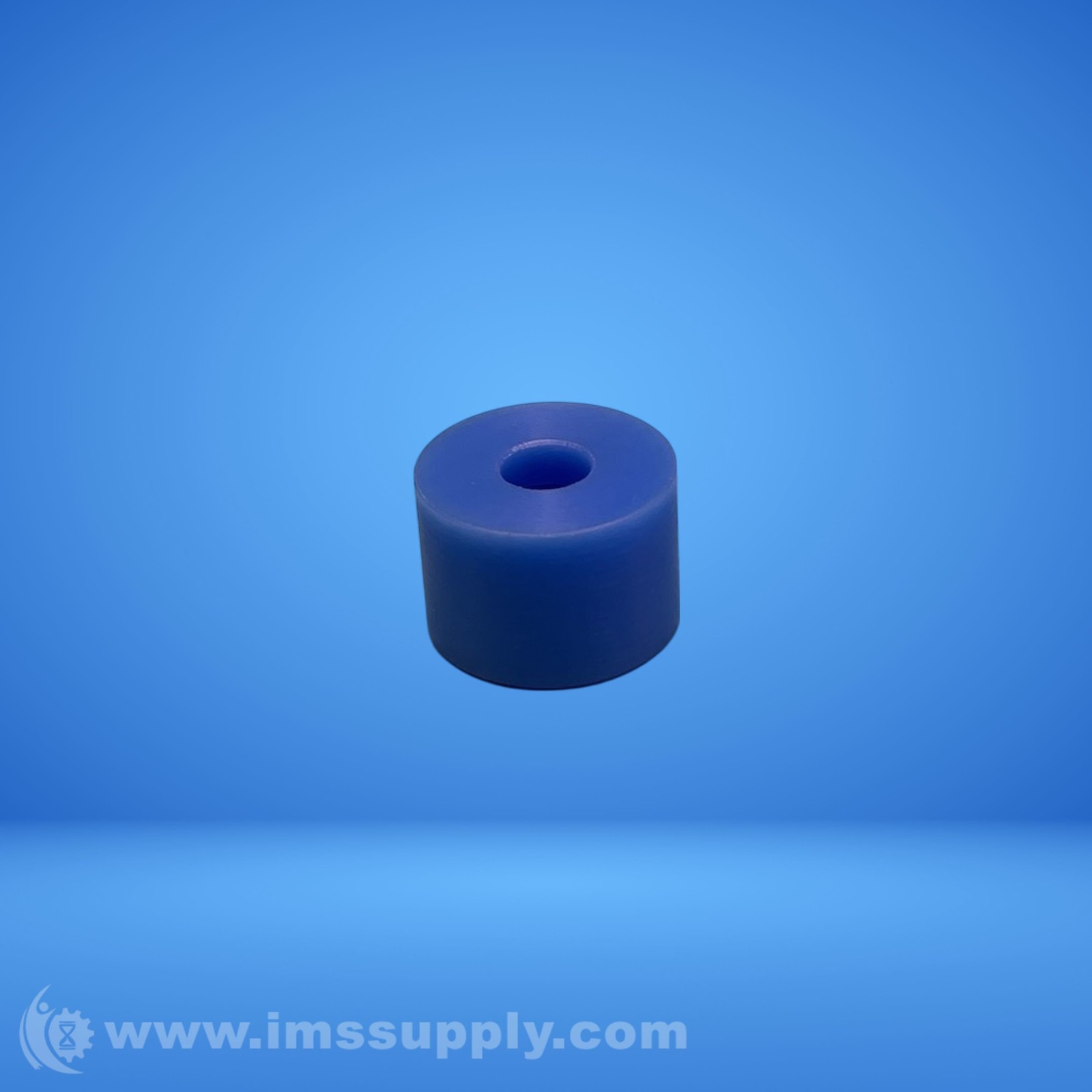 1 inch x 1 inch x 1 inch Blue Round Spacer Bushing FNIP