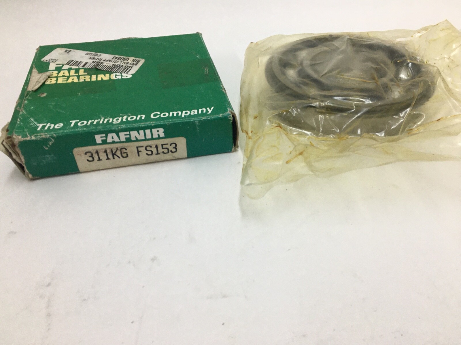 FAFNIR 311KG Bearing Open w/ snap ring 55x120x29 mm 311 KG 6311-NR USA