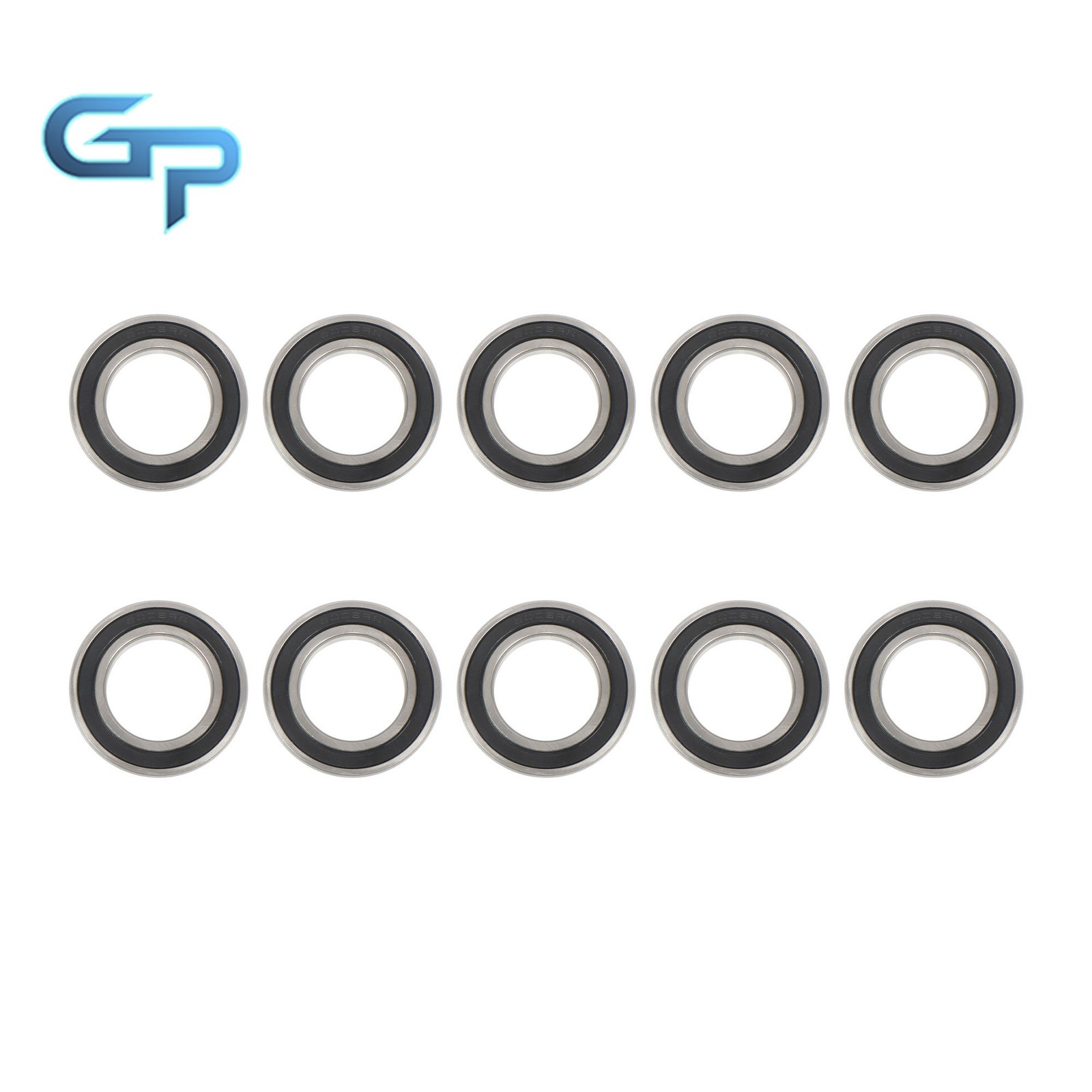 10pcs 6008-2RS 40x68x15mm Bearings Rubber Sealed Complete Set