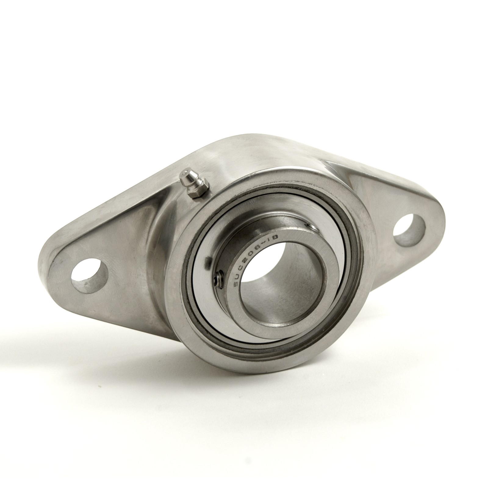 UCFLSS204-12SS/V 2-Bolt Flange Bearing, 0.75 in Bore, Dual Seal B-Type