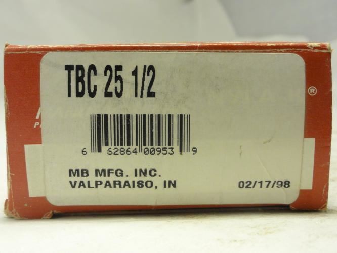 201563 Old-Stock; MB TBC 25 1/2 Pillow Block Bearing; 1/2″ID