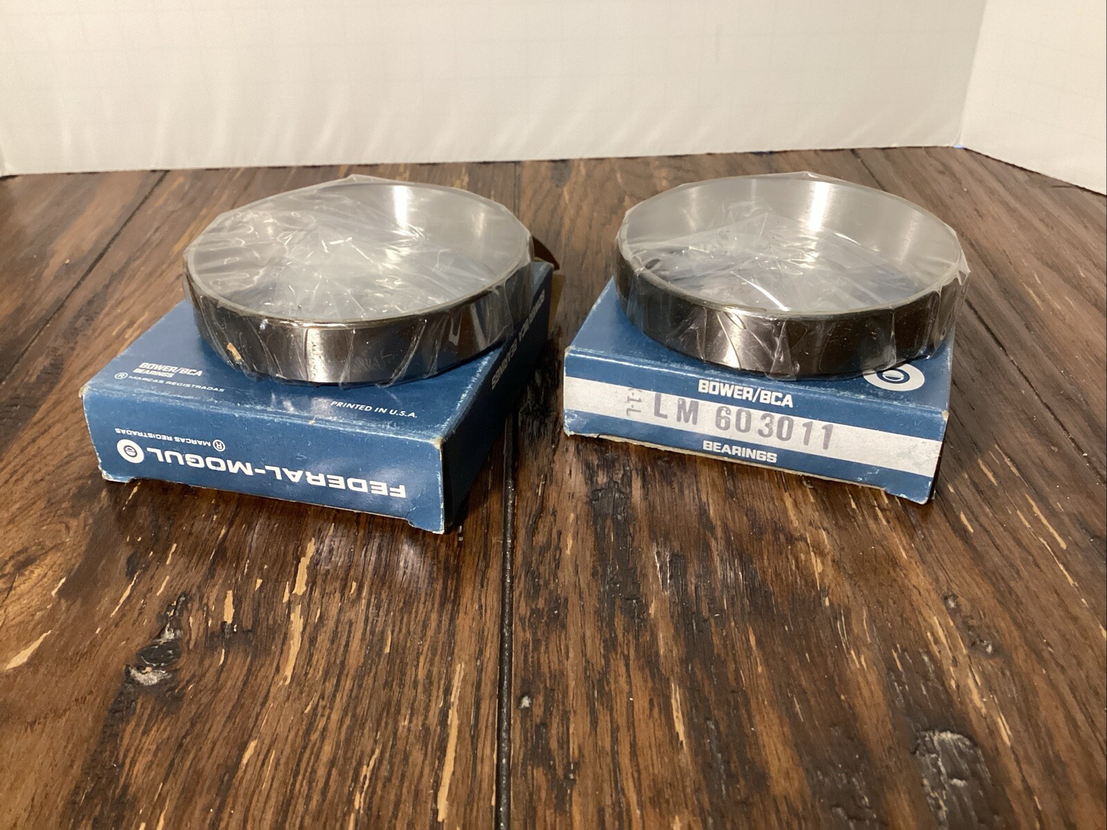 Federal Mogul Bower BCA LM603011 Tapered Roller Bearing Race Cup Lot Of 2 New