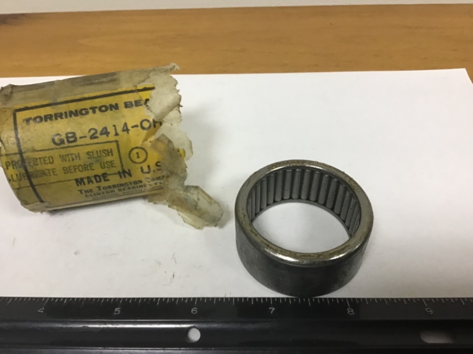 New. Torrington GB-2414-OH Needle Bearing, 1 1/2” ID, 1 7/8” OD, 7/8” Width