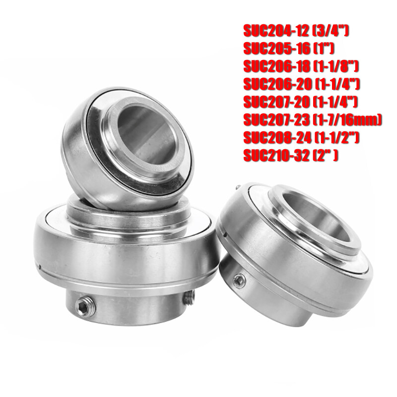 with Grub Screw Imperial ID 3/4″ 1″ – 2″ Stainless Steel Bearing Insert Bearings