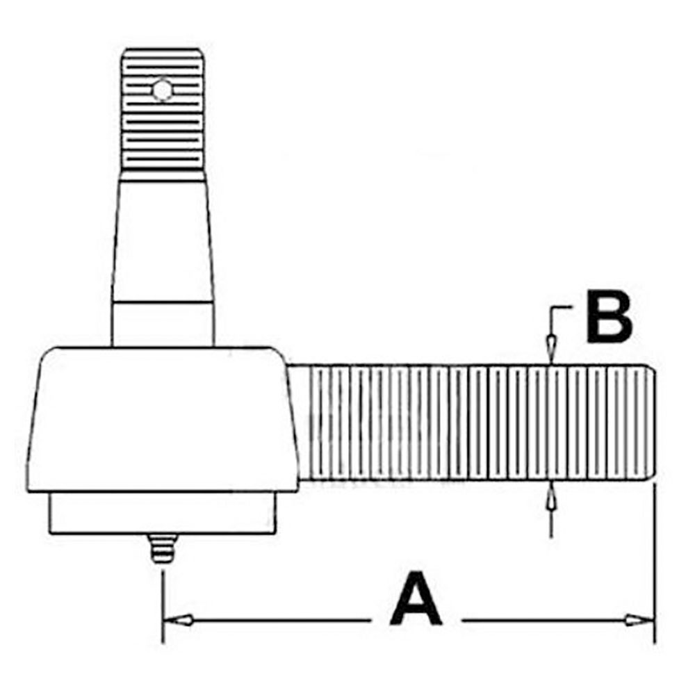 Threaded Tie Rod Fits 1080 1085 180 750 760 850 860 865 1034059M92 70256151V