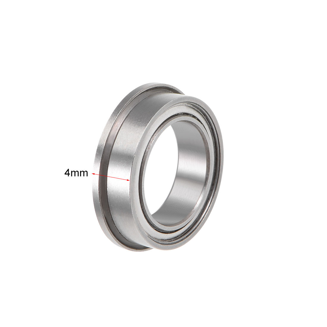 10pcs F6700ZZ Flanged Ball Bearing 10x15x4mm Shielded Chrome Steel Bearings