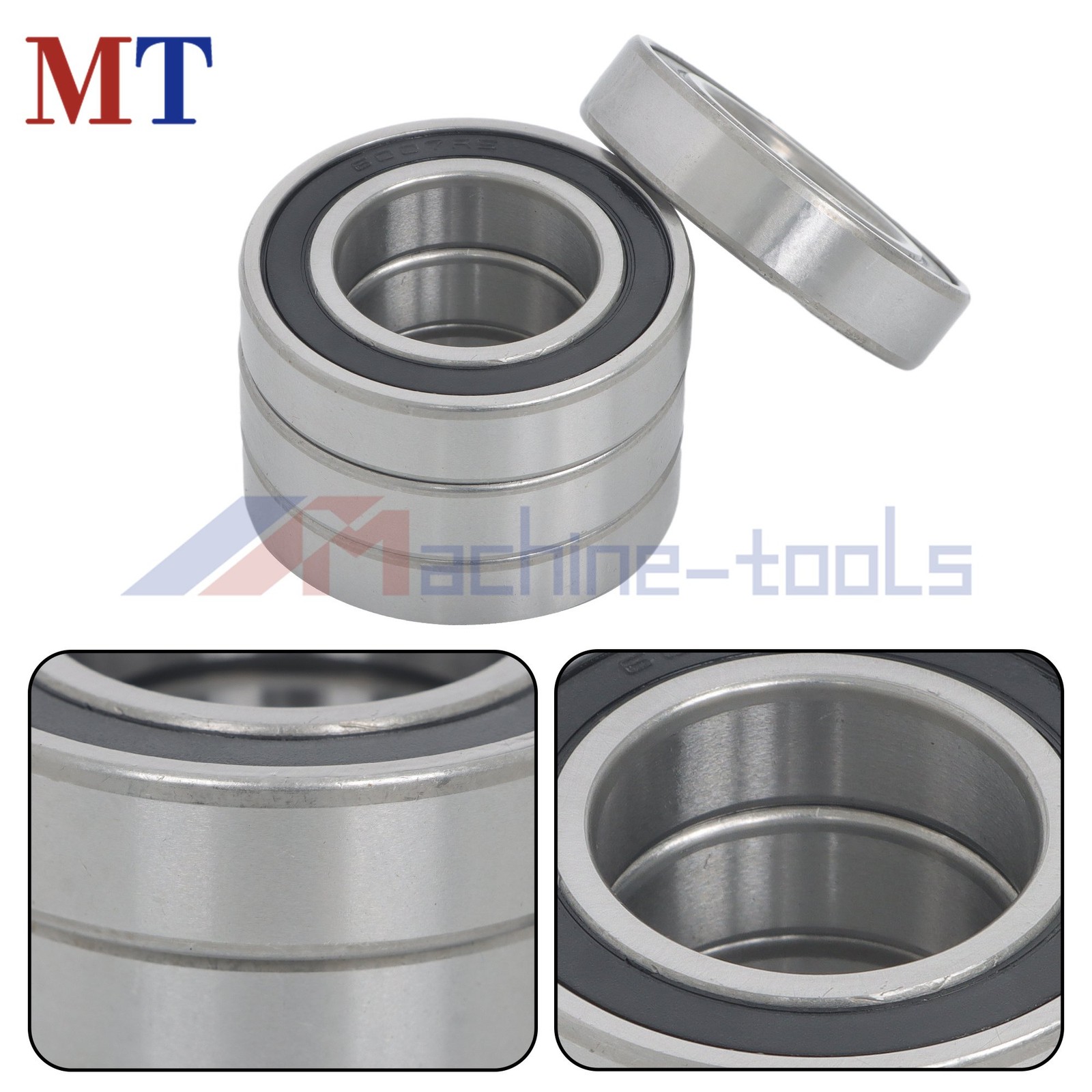 6007-2RS Rubber Sealed Ball Bearings 10pcs 35x62x14mm Set