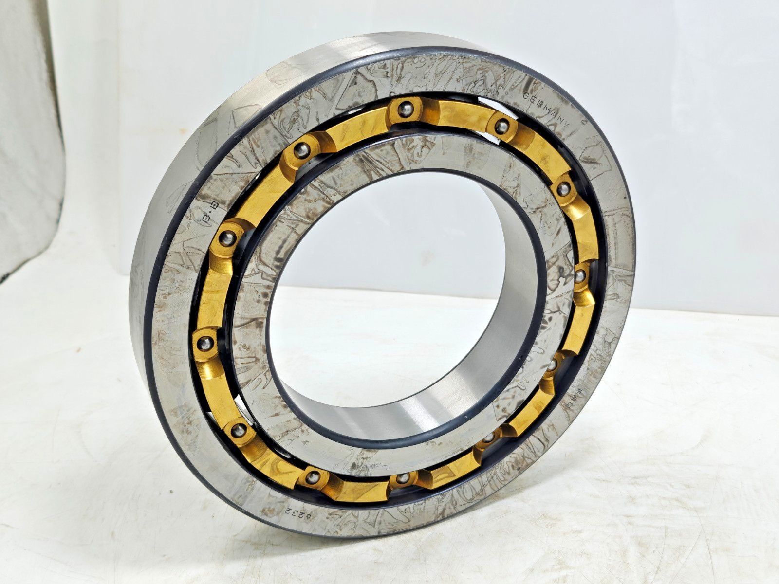 6232M FAG Deep Groove Ball Bearing FAG 6232 M Germany 160 x 290 x 48 mm Brass