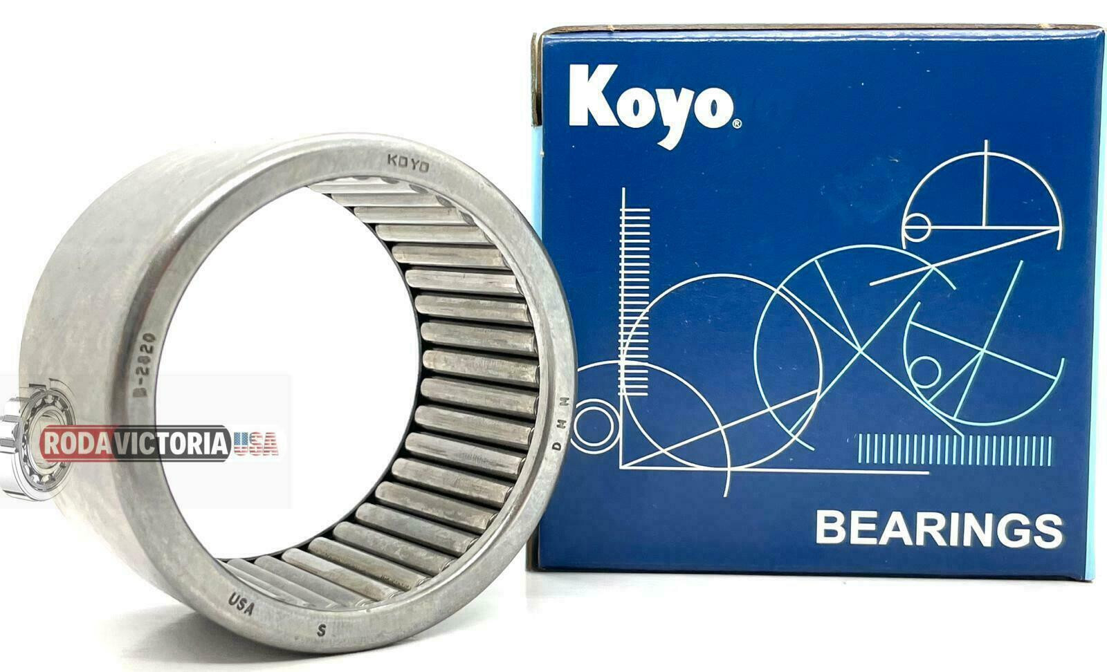 KOYO B2820 Full Complement Needle Roller Bearing Premium 1-3/4×2-1/8×1-1/4″ USA