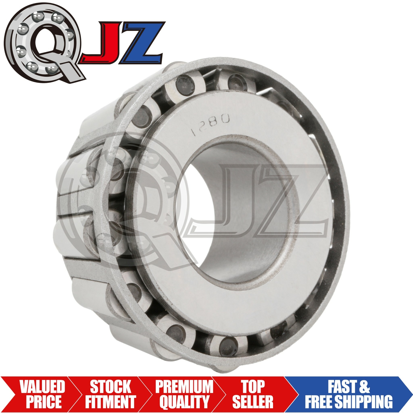 [1-Pack] 1280 Tapered Roller Inner Ring Single Cone 7/8″(Bore) x 0.875″(Width)