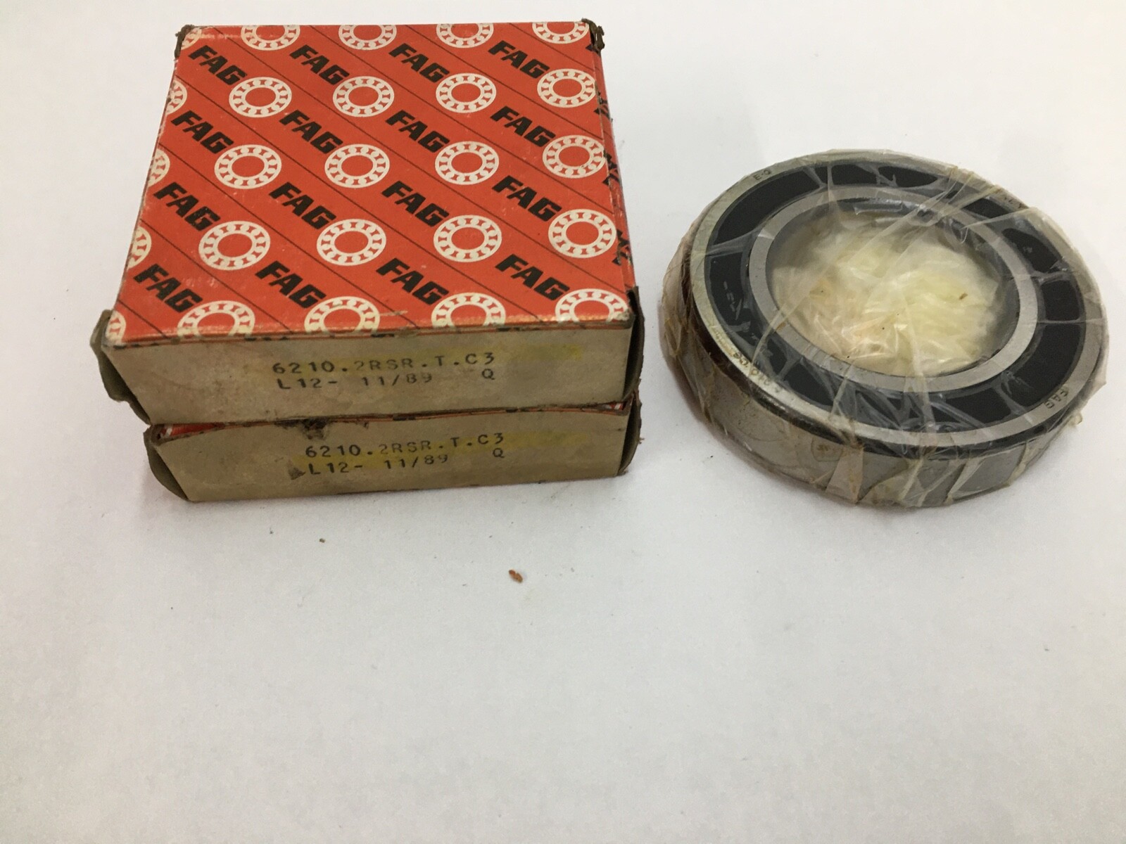 FAG 6210.2RSR.C3 BEARING RUBBER SEALS 50x90x20 mm 6210.2RSR.T.C3 62102RSC3 2pcs