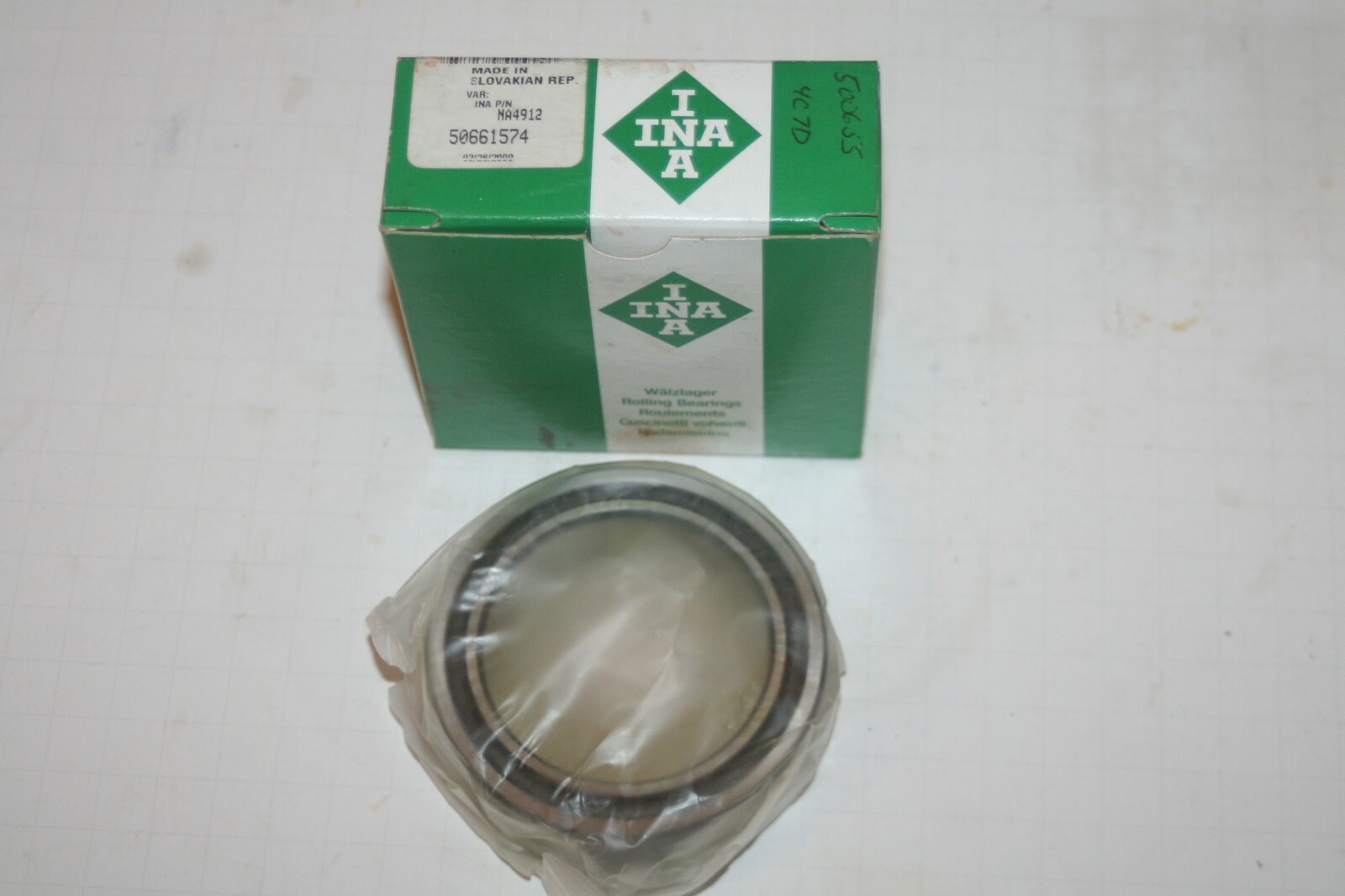 INA NA4912 Needle Roller Bearing – 60 mm Bore, 85 mm OD 50661574 * NEW *
