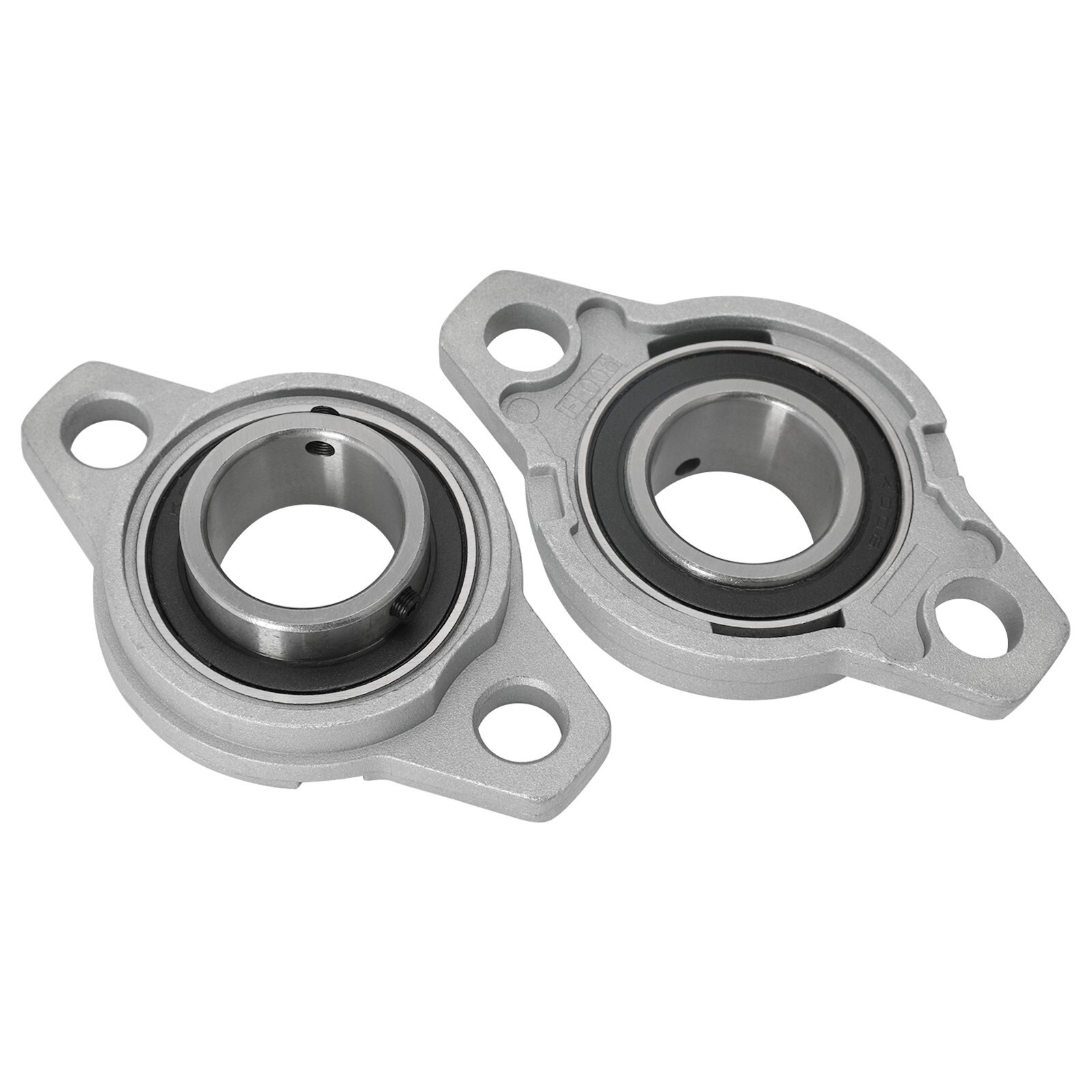 2pc KFL004 KFL005 KFL006 Pillow Block Flange Bearings 20mm 25mm 30mm Bore NEW