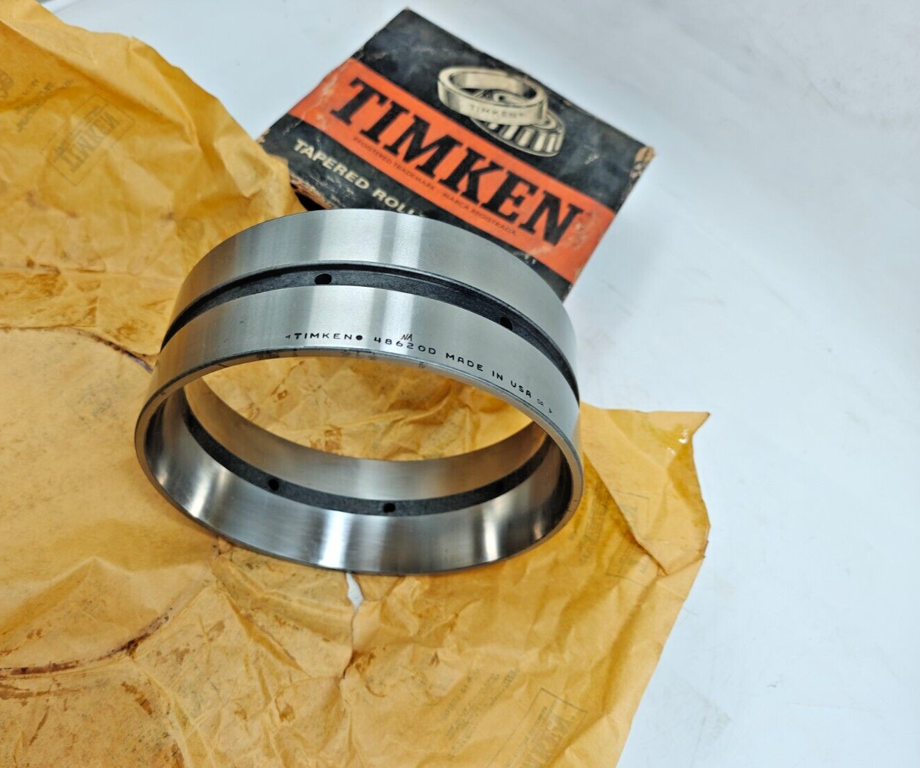 48620D Timken NEW Tapered Roller Bearing Double Row Cup Only 48620 D Timken USA