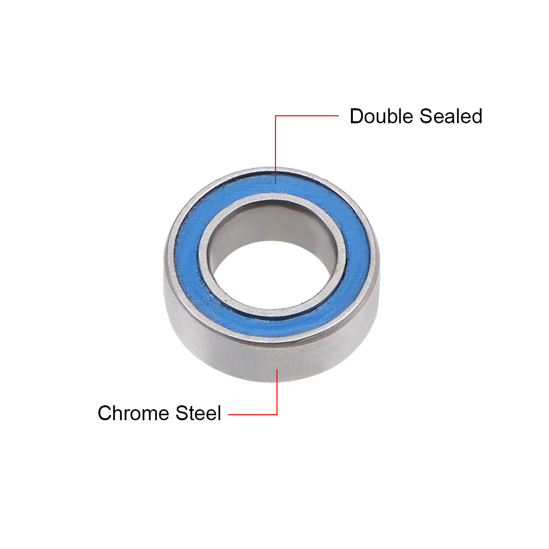 10pcs MR74-2RS Deep Groove Ball Bearing 4x7x2.5mm Double Sealed ABEC-3 Bearings