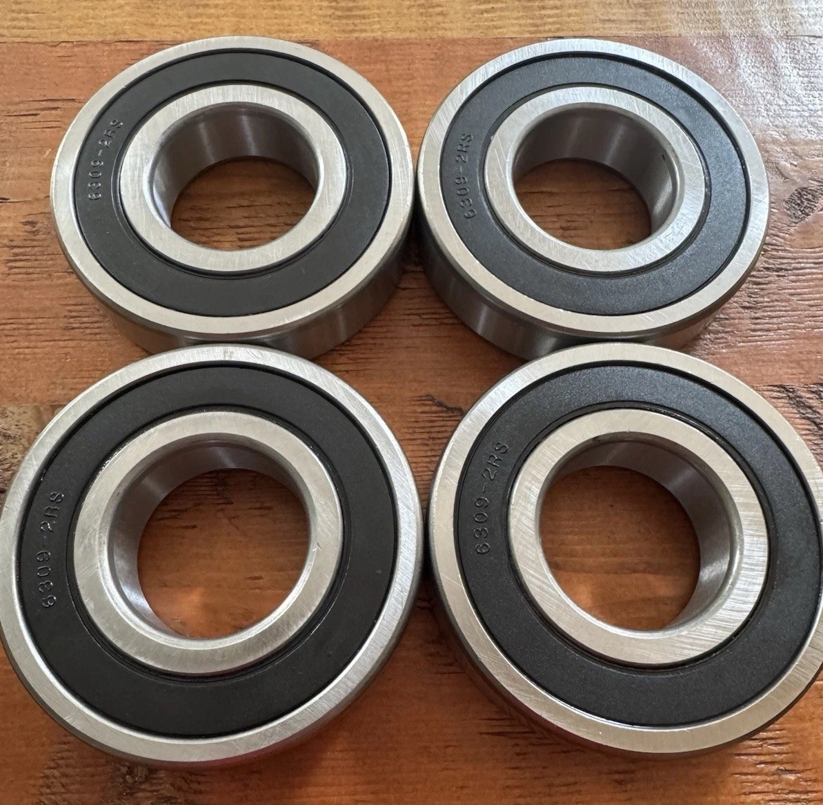Set Of 4 6309 2RS ball bearing 4 Pieces