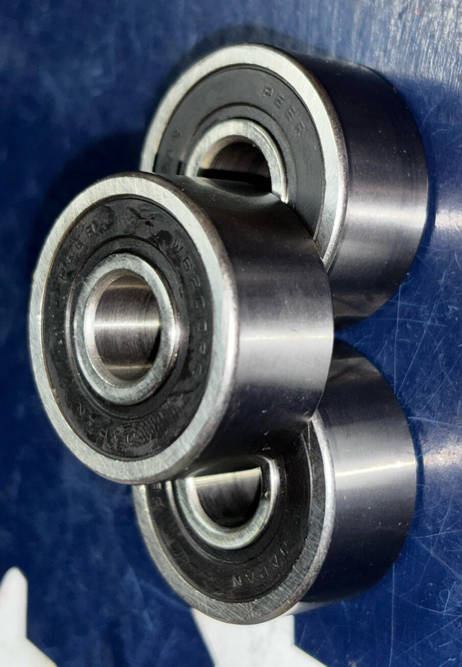 3X PEER W6200RS Precision Sealed Ball Bearing 10mm X 30mm X 14mm W62002RSUL15