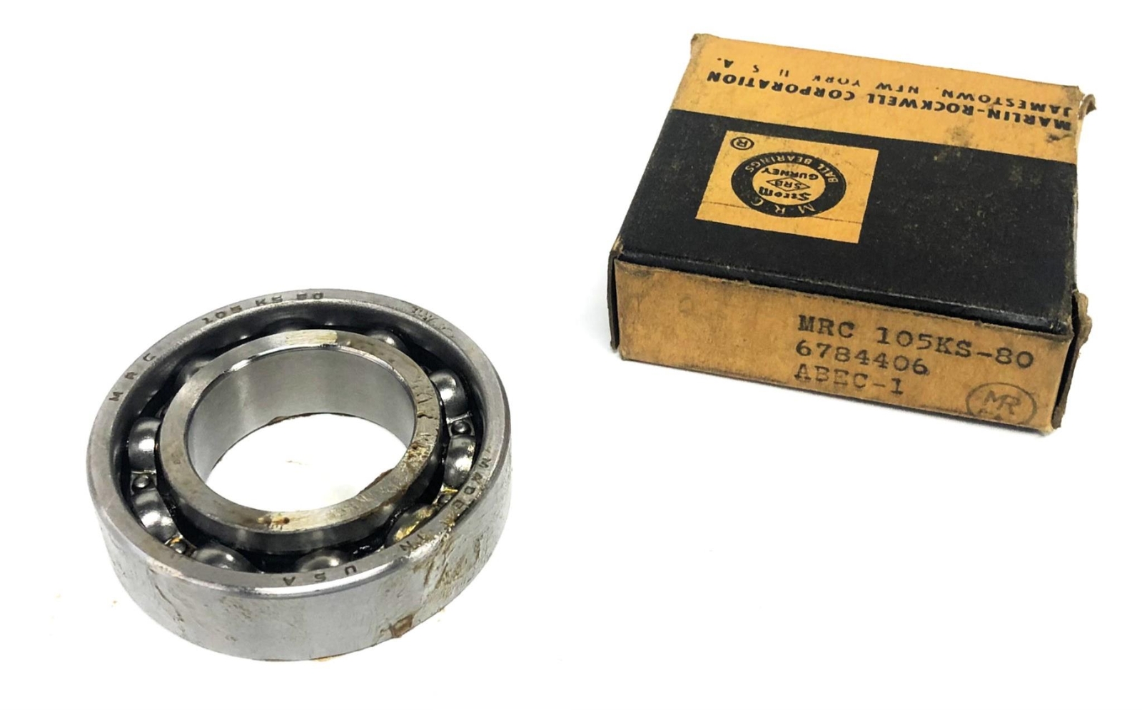 MRC ABEC-1 Single Row Ball Bearing 105KS-80 NOS