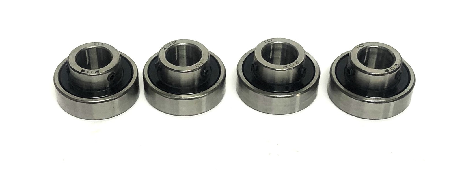 Unbranded SST Insert Ball Bearing 202-10 [Lot of 4] NOS