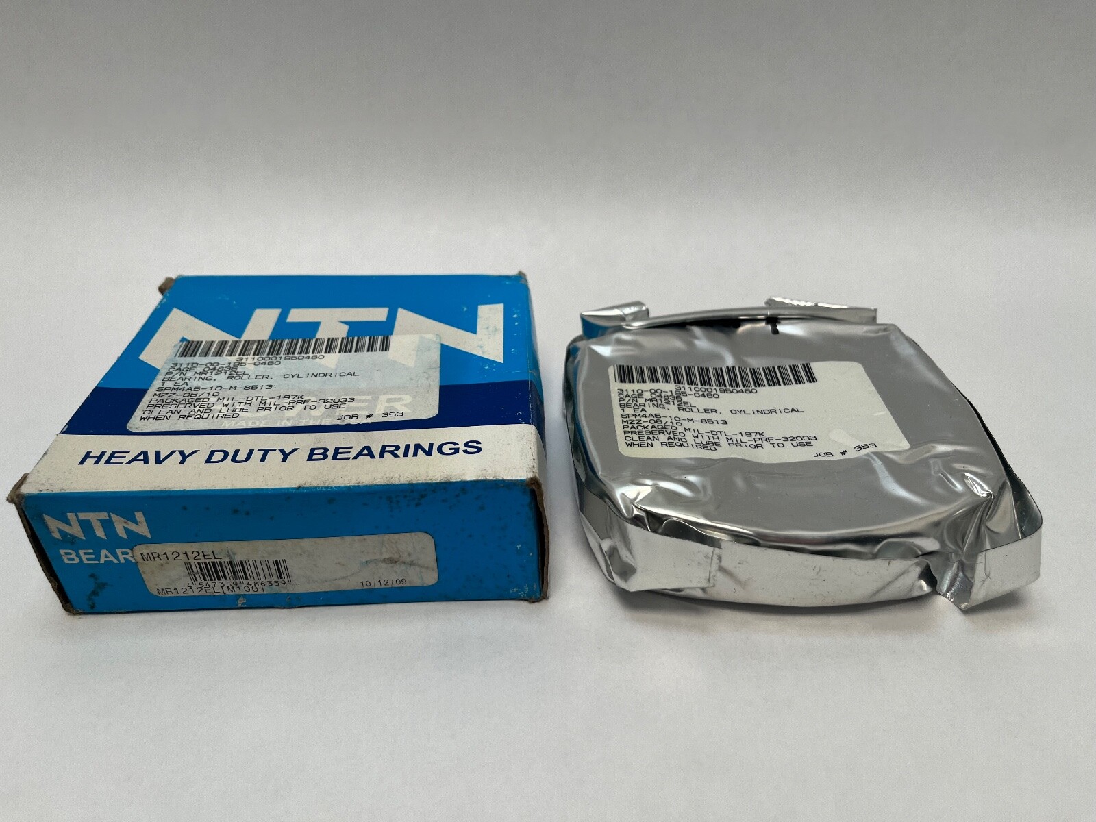 Bower MR1212EL Cylindrical Bearing 60x110x22 mm NJ212E MR-1212-EL NTN USA
