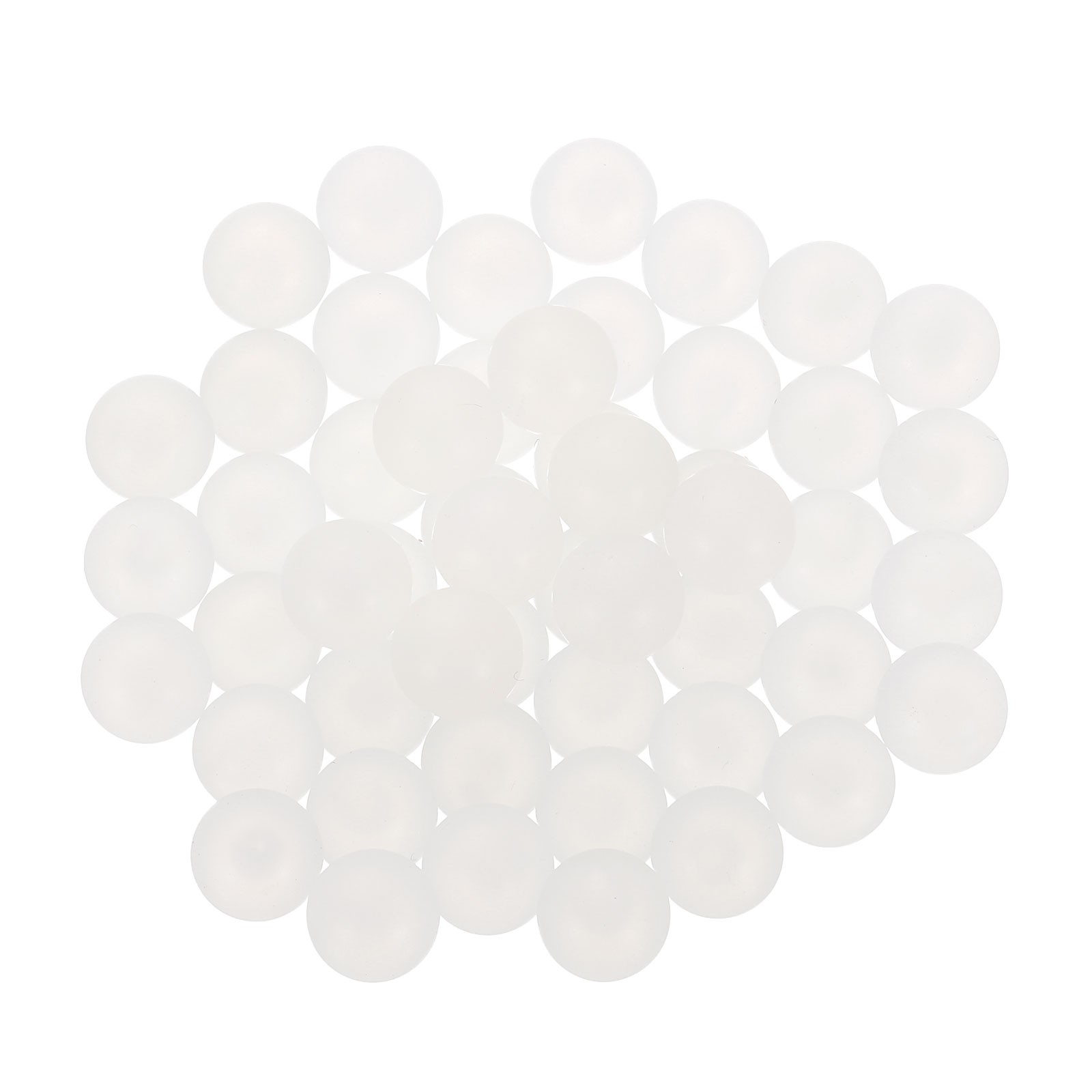 100pcs PP Plastic Bearing Balls 9mm Solid Plastic Ball White