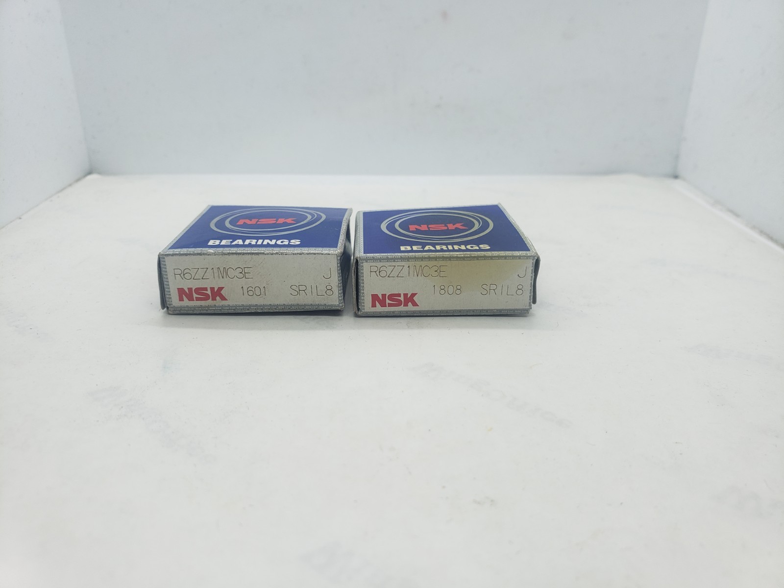 NSK R6ZZ1MC3E DEEP GROOVE BALL BEARING 9.525×22.225×7.142mm, LOT OF 2, NIB
