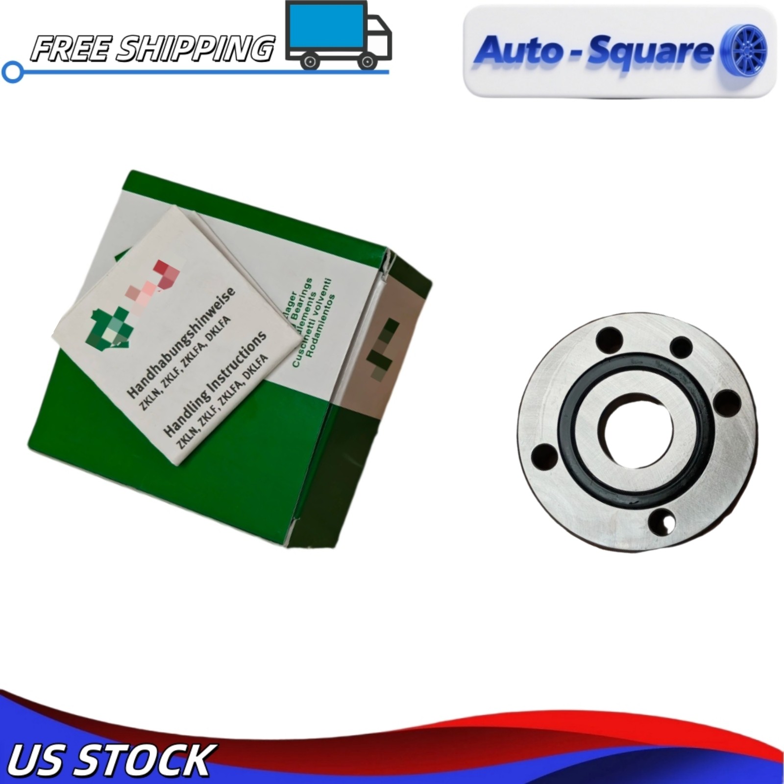 For INA ZKLF2068-2RS-PE Screw support bearing Silver Steel New US