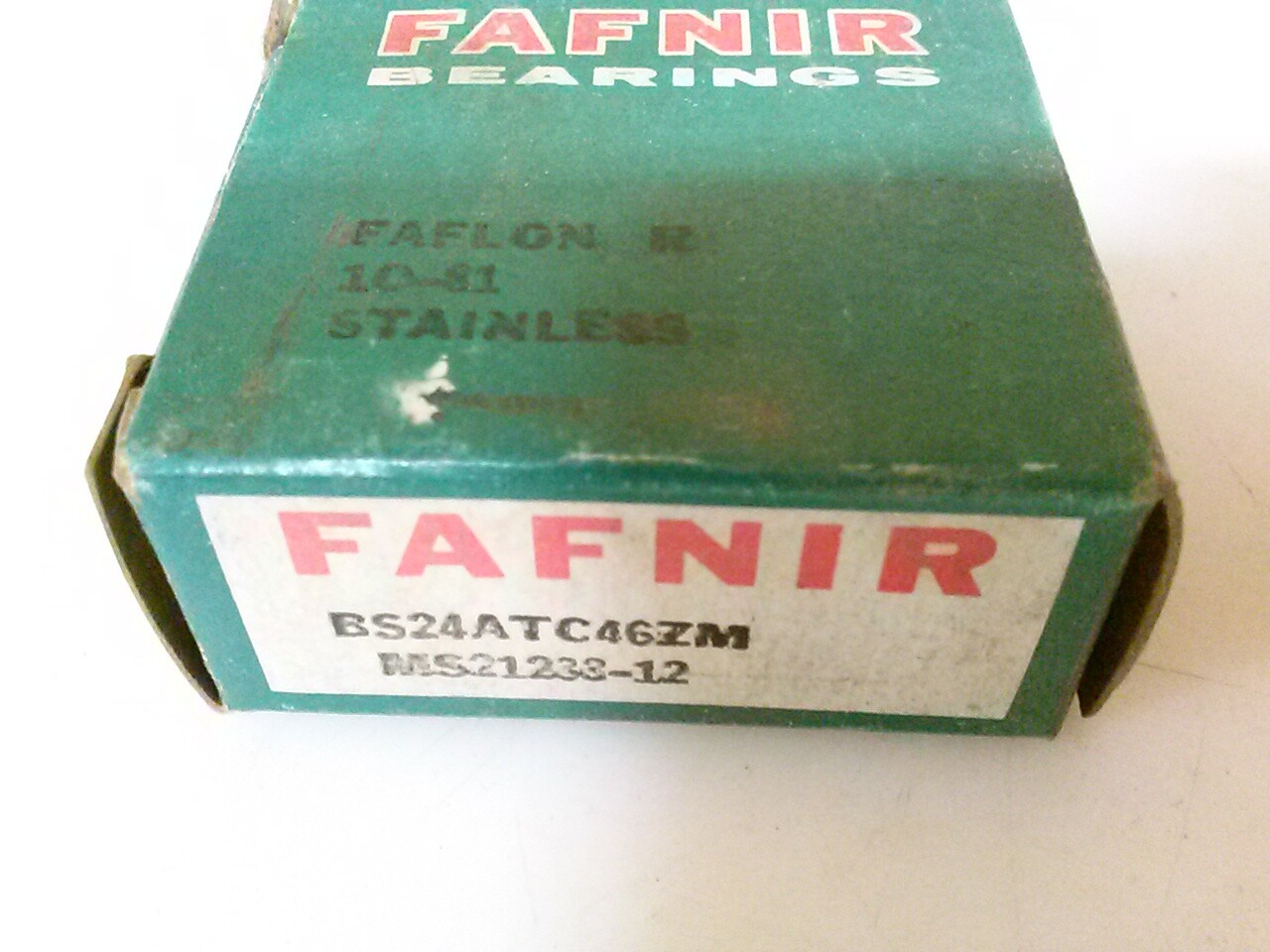 Fafnir BS24ATC46ZM MS21233-12 stainless spherical plain bearing, made in USA.