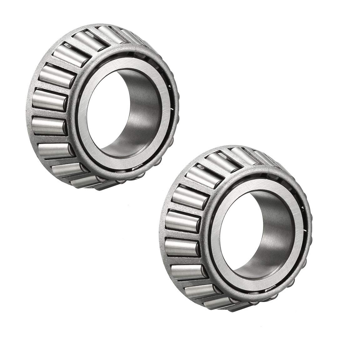 uxcell 02475 Tapered Roller Bearing Single Cone 1.25″ Bore 0.875″ Width 2pcs