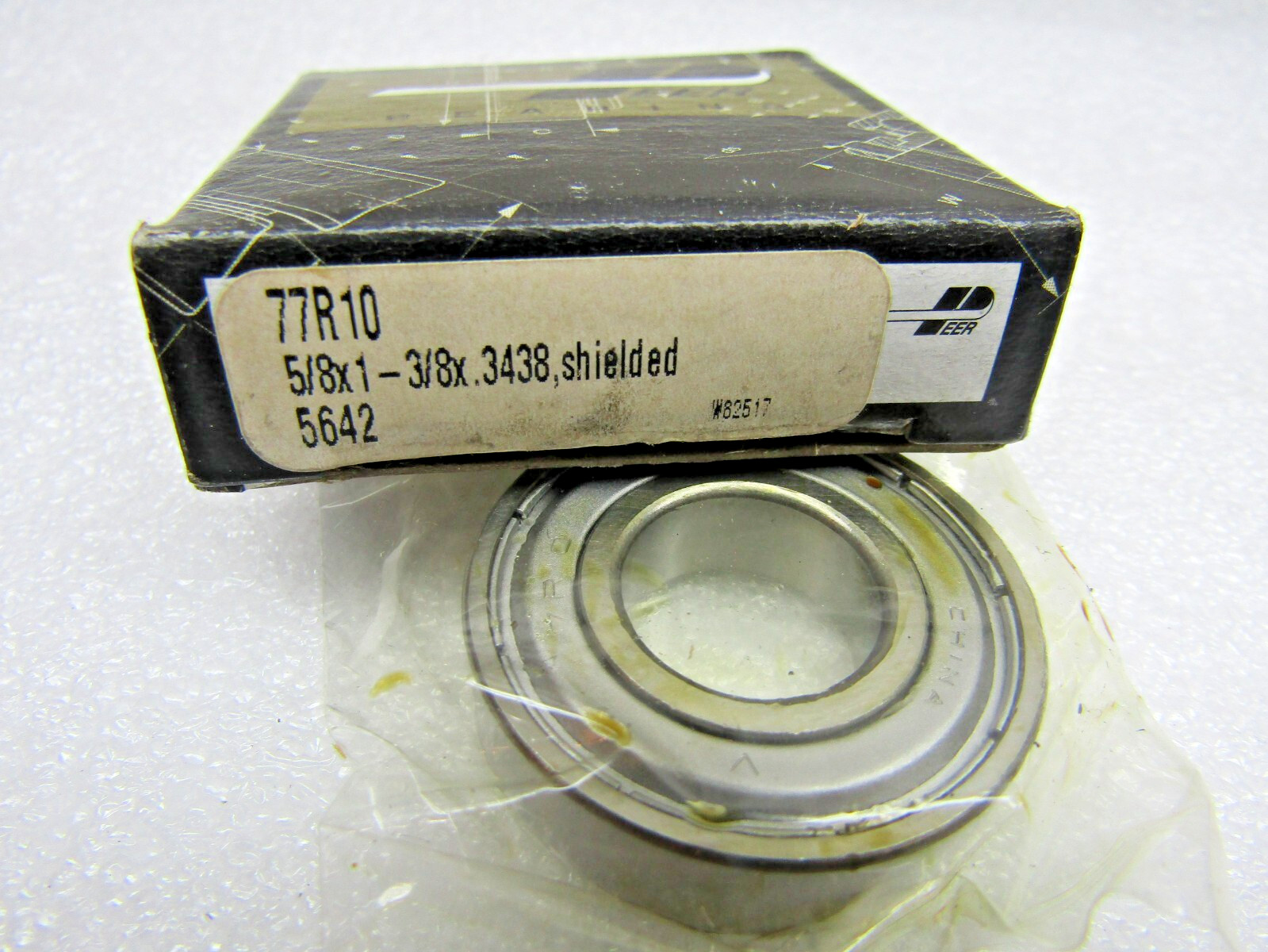 Peer 77R10 5/8″ X 1-3/8″ X 11/32″ Shielded Bearing