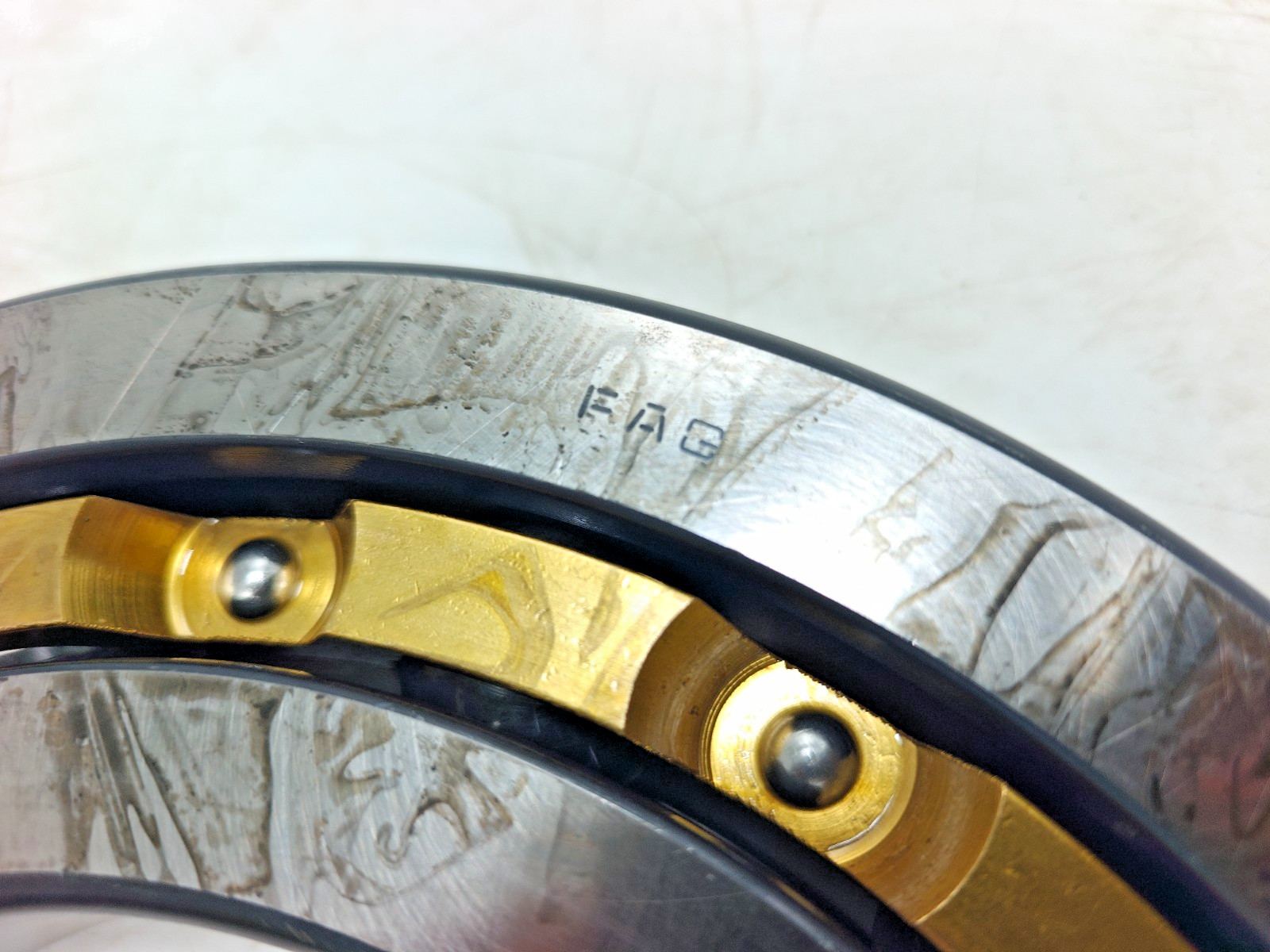 6232M FAG Deep Groove Ball Bearing FAG 6232 M Germany 160 x 290 x 48 mm Brass