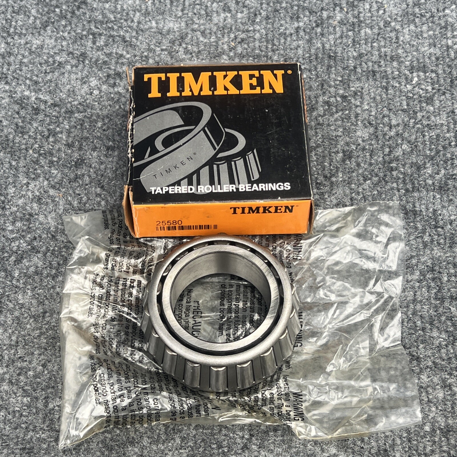 TIMKEN 25580-20024 TAPERED ROLLER BEARING CONE – 1.7500 in ID New