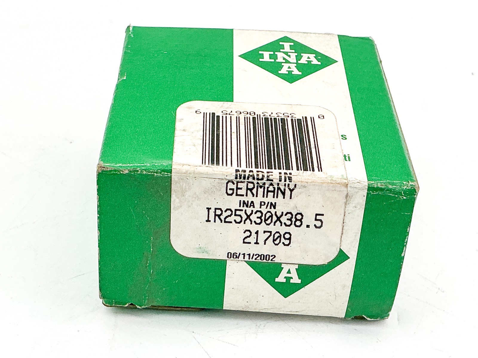 New Lot of 2 INA IR25X30X38.5 Needle Roller Bearing 25mm Bore 30mm OD 38.5mm L