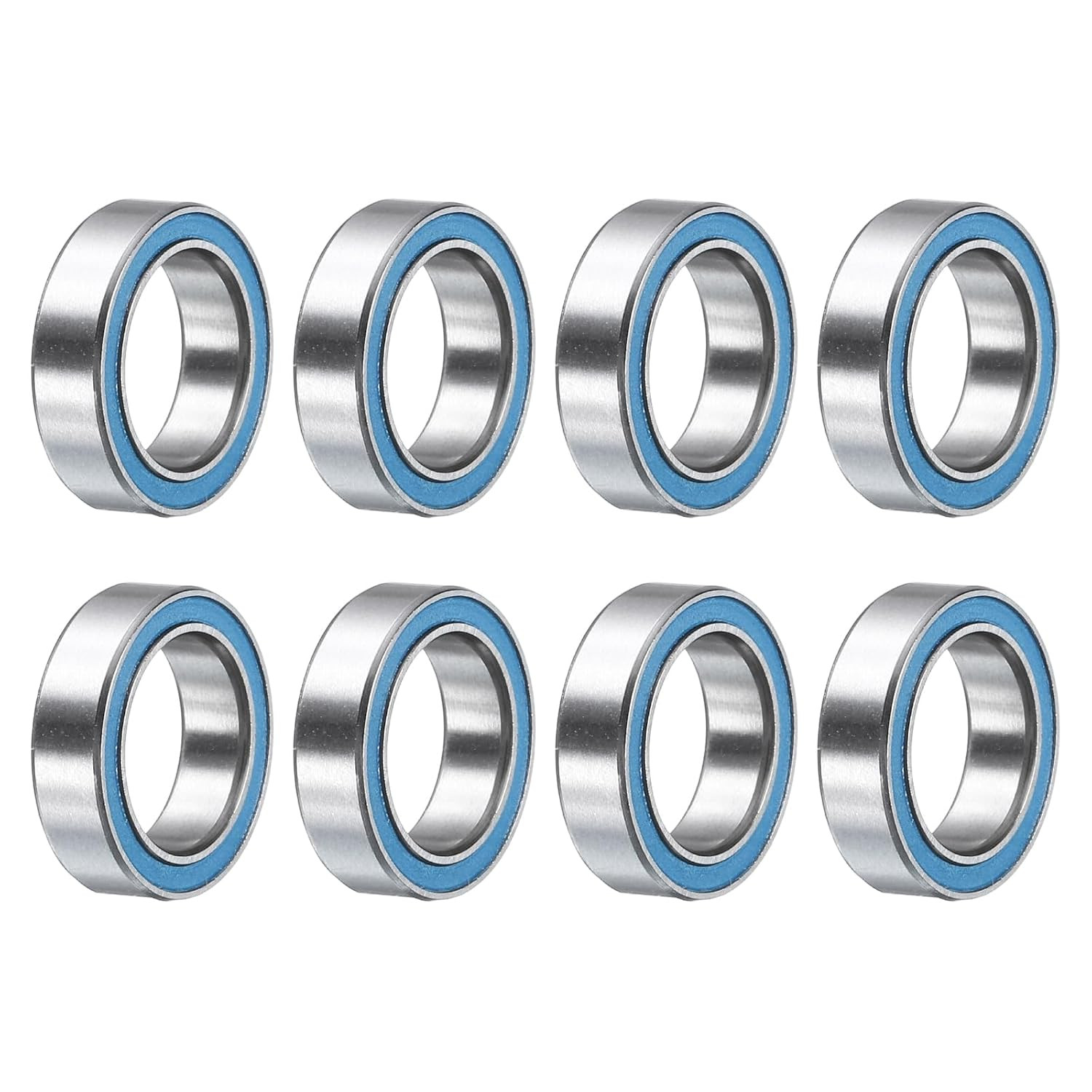 8Pcs 6700-2RS Deep Groove Ball Bearings 10X15X4Mm Chrome Steel Bearing