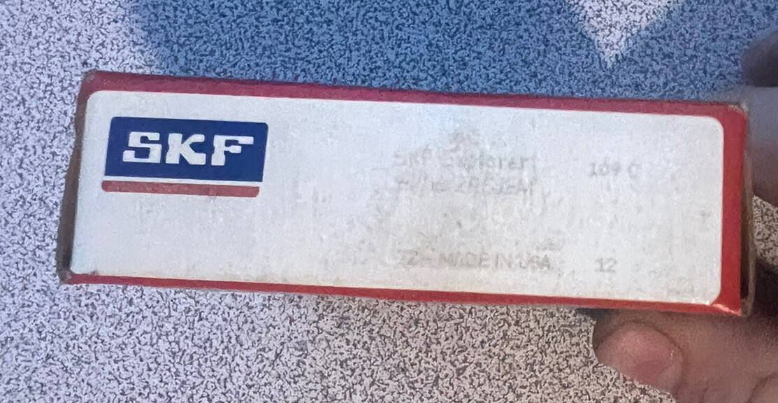 SKF 6206 2RSJEM Sealed Ball Bearing New Old Stock USA