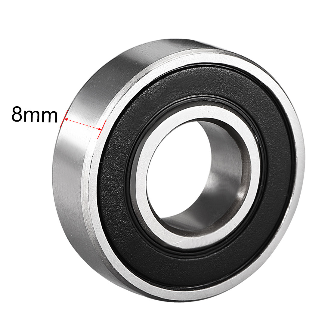 10pcs 6001-2RS Deep Groove Ball Bearings High Carbon Steel Double Sealed