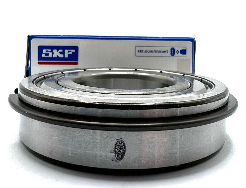 SKF 6206 ZZ NR BALL BEARING, METAL SHIELDED + SNAP RING 30x62x16mm