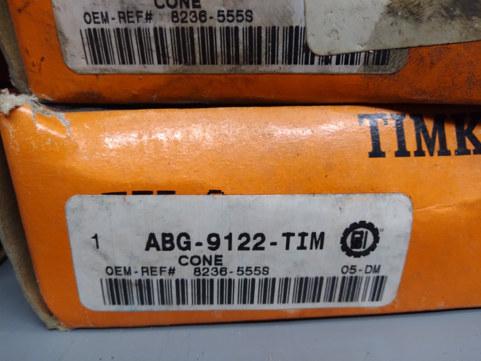 New PAI ABG-9122-TIM Tapered Roller Bearing Cone 555-S