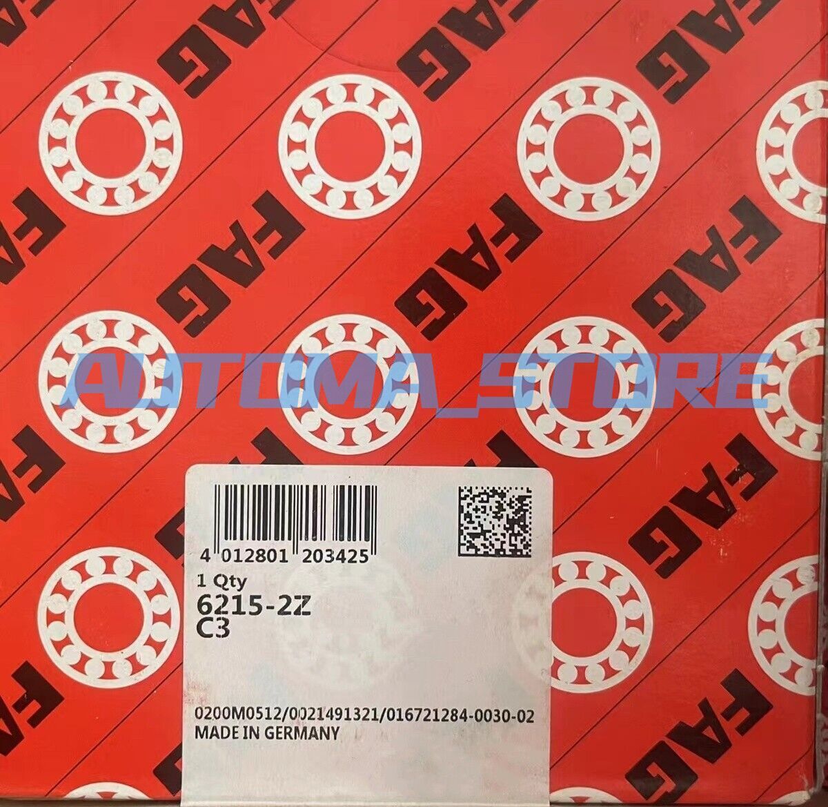 1PC FAG 6215-2Z-C3 Deep Groove Ball Bearing #AM