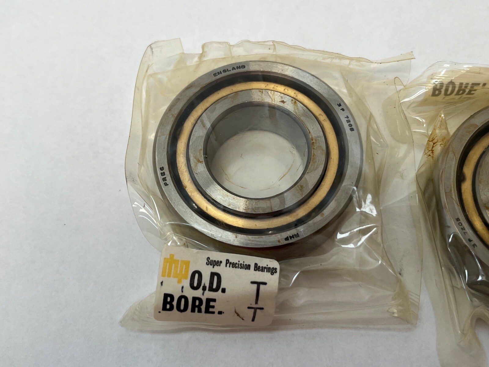 RHP 3P/7205 Bearing 25x52x15 mm 3P7205 3P-7205 7205 M/MB RS England 2 Pcs