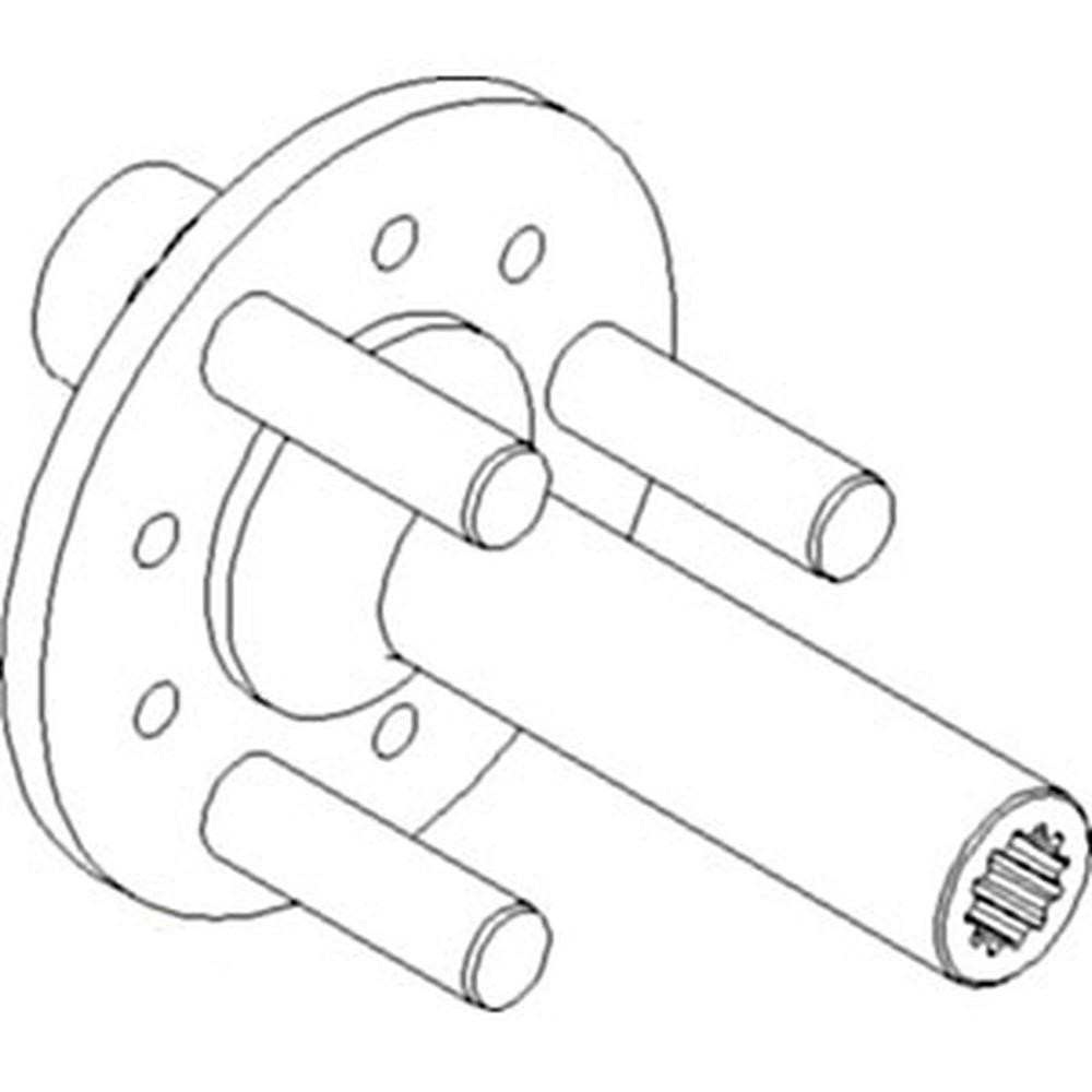 Hub Assembly Fits 1620 1640 1644 1660 1666 1670 1680 1688 2144 2166 2188 2344